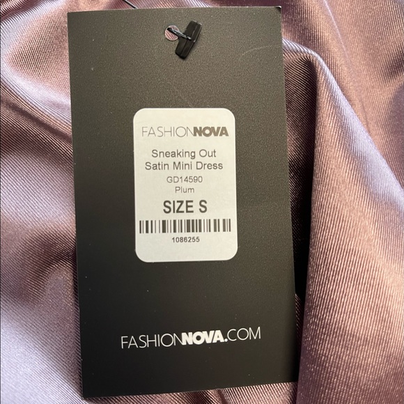 Fashion Nova Sneaking Out Satin Mini Dress - Picture 4 of 4